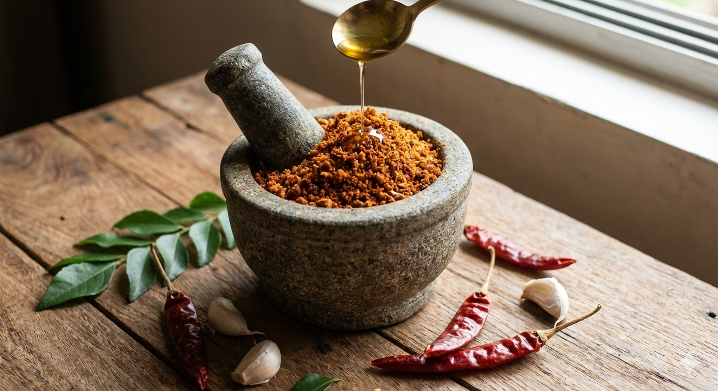 Garlic Idly Milagai Podi - 100 g